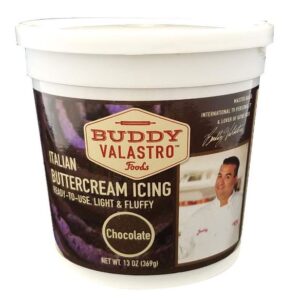 BUDDY VALASTRO: Chocolate Italian Buttercream Icing, 13 oz