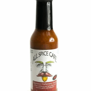 ALL SPICE CAFE: Cayenne Habanero Sauce, 5.2 oz