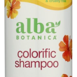 ALBA BOTANICA: Colorific Shampoo Plumeria, 12 oz