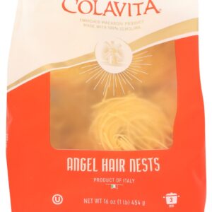 COLAVITA: Capellini Angel Hair Nest Pasta, 16 oz