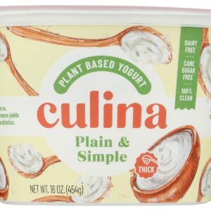 CULINA: Plain Simple Coconut Yogurt, 16 oz