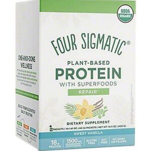 FOUR SIGMATIC: Protein Powder Vanilla, 14.1 oz