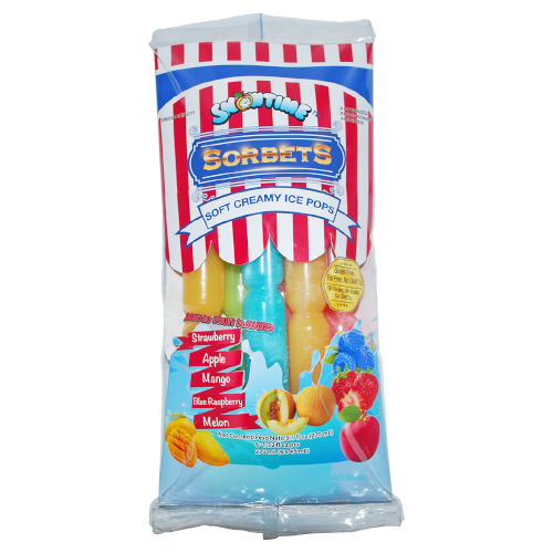 SNOWTIME: Sorbetes Round Pops 6ct, 9.1 fo