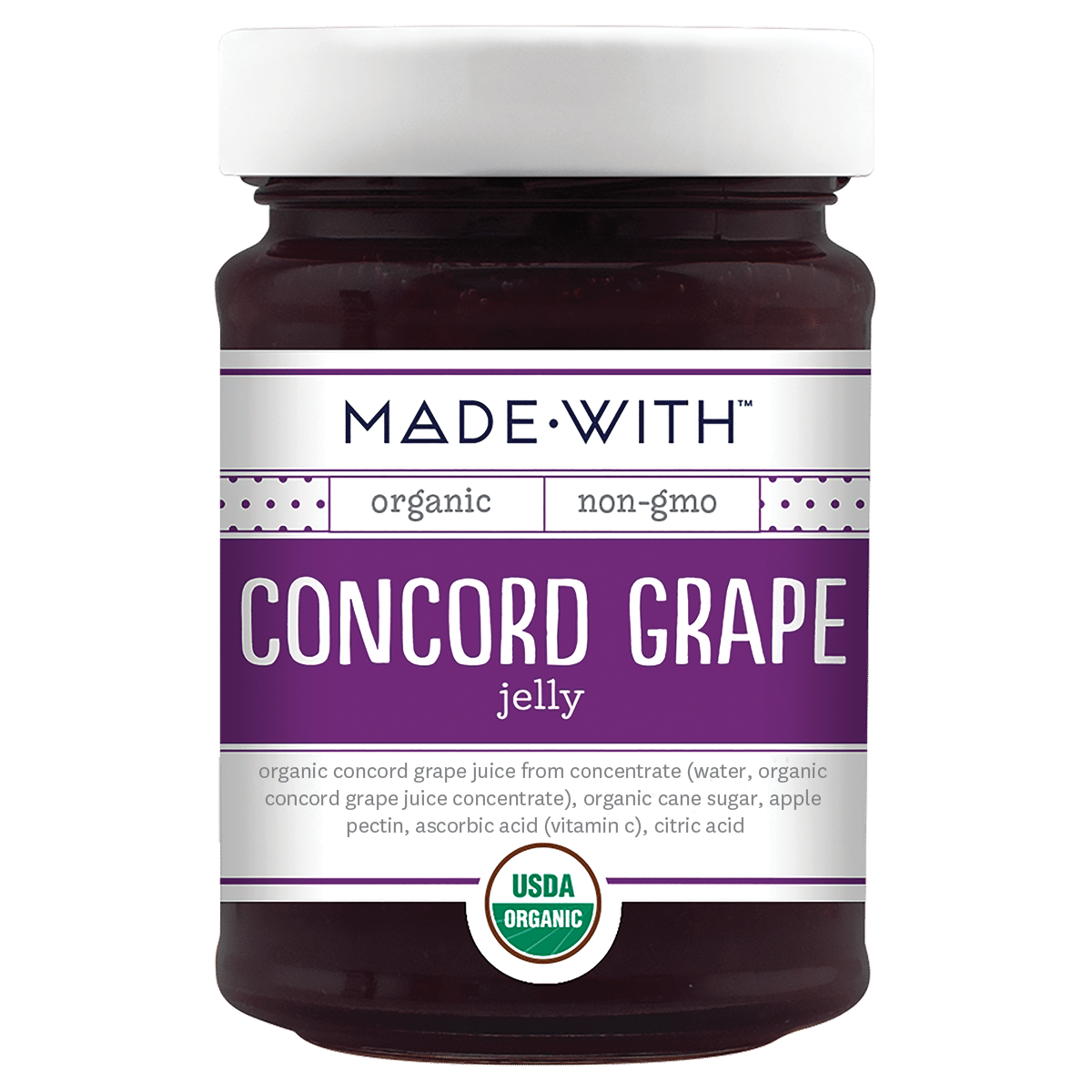 MADE WITH: Jelly Grape Org, 11 oz