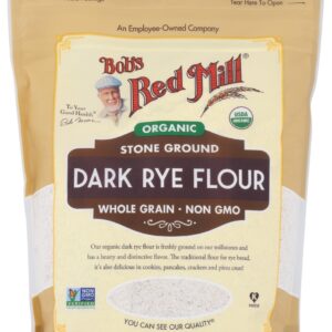 BOBS RED MILL: Organic Dark Rye Flour, 20 oz