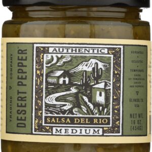 DESERT PEPPER: Salsa Del Rio Medium, 16 oz