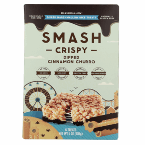 SMASHMALLOW: Smashcrispy Dipped Cinnamon Churro, 6 oz