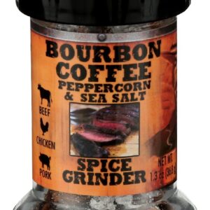 DON PABLO: Bourbon Coffee Peppercorn Sea Salt Grinder, 1.3 oz