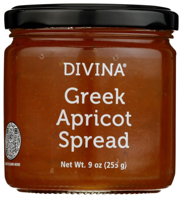 DIVINA: Greek Apricot Spread, 9 oz