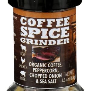 DON PABLO: Peppercorn Coffee Chopped Onion Sea Salt Spice Grinder, 1.3 oz
