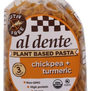 AL DENTE: Chickpea Turmeric Pasta, 8 oz