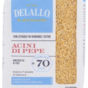 DELALLO: Acini Di Pepe Pasta, 16 oz