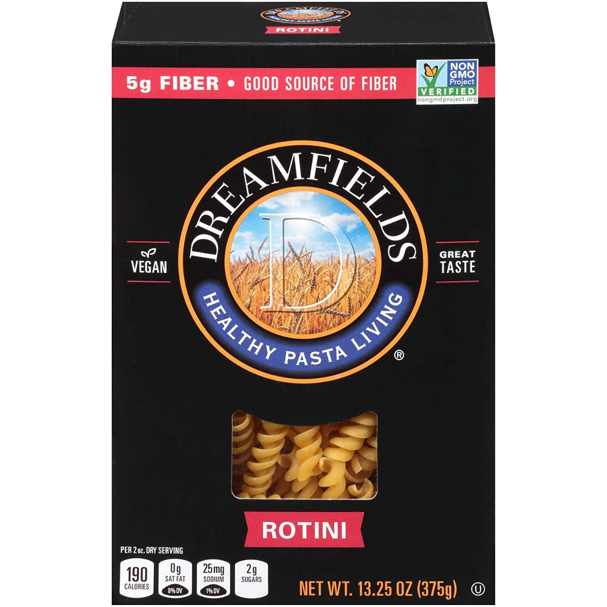 DREAMFIELDS: Rotini Pasta, 13.25 oz
