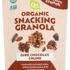 GO RAW: Dark Chocolate Chunk Organic Snacking Granola, 8 oz