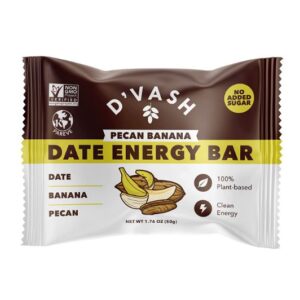 DVASH ORGANICS: Pecan Banana Date Energy Bar, 1.76 oz