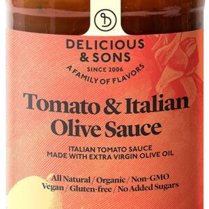 DELICIOUS AND SONS: Tomato Italian Olive Oil Sauce, 18.7 oz