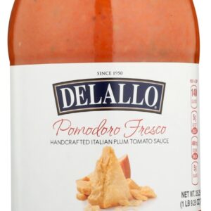 DELALLO: Jarred Vodka Sauce Pomodoro Fresco, 25.25 oz