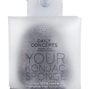 DAILY CONCEPTS: Daily Konjac Sponge Charcoal, 0.7 oz