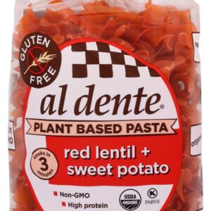 AL DENTE: Red Lentil Sweet Potato Pasta, 8 oz