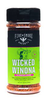 FIRE AND SMOKE: Rub Wicked Winona, 8 oz