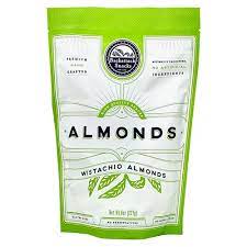 BACKATTACK SNACKS: Wistachio Almonds, 8 oz