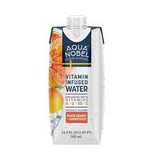 AQUA NOBEL: Water Blood Orng Graperfr, 16.9 oz