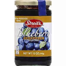 STREITS: Preserve Blueberry, 12 oz