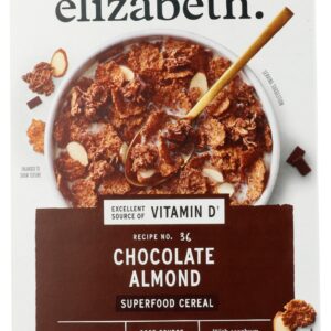 PURELY ELIZABETH: Chocolate Almond Superfood Cereal With Vitamin D, 11 oz