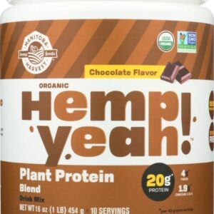MANITOBA HARVEST: Hemp Yeah Plant Protein Blend Chocolate, 16 oz