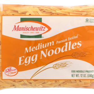 MANISCHEWITZ: Medium Egg Noodles, 12 oz
