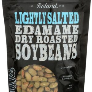ROLAND: Lightly Salted Dry Roasted Edamame Soybeans, 4.4 oz