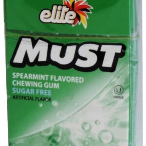 ELITE: Sugar Free Spearmint Must Gum, 0.9 oz