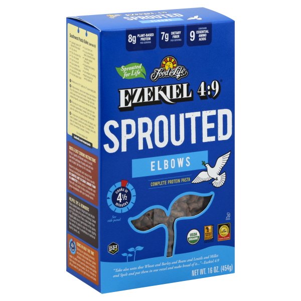 FOOD FOR LIFE: Ezekiel Elbows Sprouted Grain Pasta, 16 oz