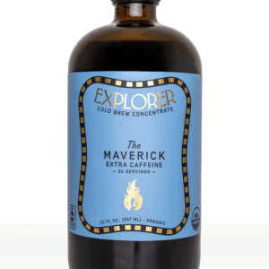 EXPLORER COLD BREW: The Maverick Extra Caffeine Cold Brew Coffee Concentrate, 32 fo