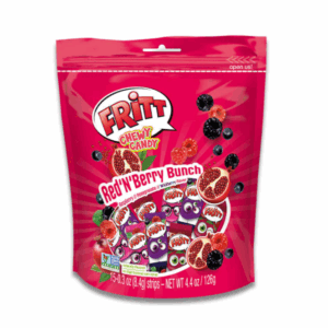 FRITT: Red N Berry Bunch Chewy Candy, 4.4 oz