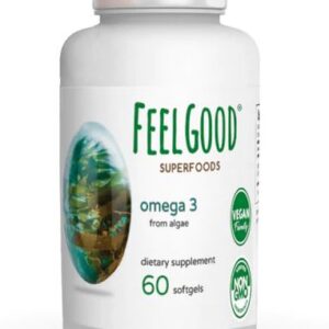 FEELGOOD ORGANIC SUPERFOODS: Omega 3 Vegan, 60 sg
