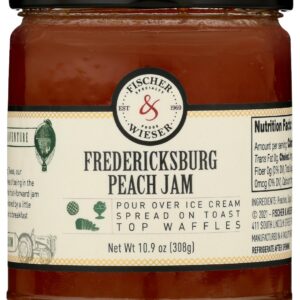 FISCHER & WIESER: Fredericksburg Peach Jam, 10.9 oz
