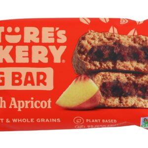 NATURES BAKERY: Whole Wheat Fig Bar Peach Apricot, 2 oz