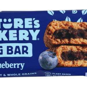NATURES BAKERY: Whole Wheat Fig Bars Blueberry, 2 oz
