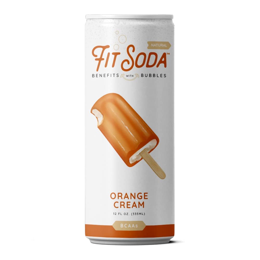 FIT SODA: Orange Cream Soda, 12 fl oz