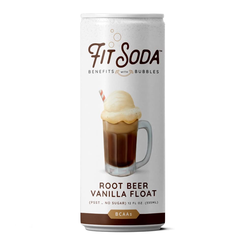 FIT SODA: Root Beer Vanilla Float Soda, 12 fl oz