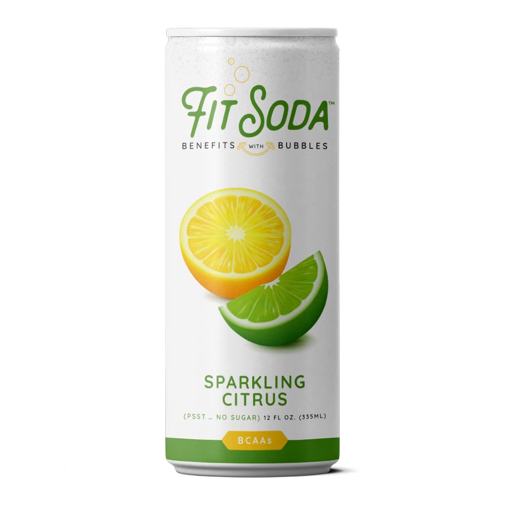 FIT SODA: Sparkling Citrus Soda, 12 fl oz