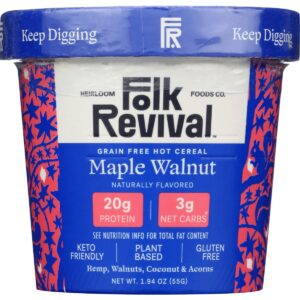 FOLK REVIVAL: Maple Walnut Hot Cereal, 1.94 oz