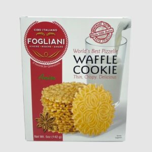 FOGLIANI FOOD COMPANY: Anise Waffle Pizzelle Cookie, 5 oz