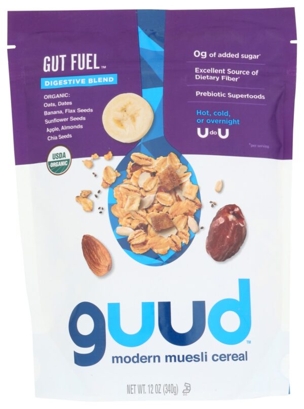 GUUD MODERN CEREAL: Gut Fuel Organic Muesli, 12 oz