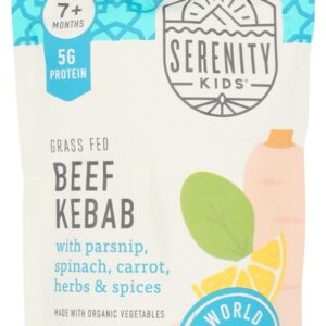 SERENITY KIDS: Beef Kebab Baby Food Pouch, 3.5 oz