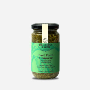 DELICIOUS AND SONS: Organic Basil Pesto Genovese, 6.7 oz
