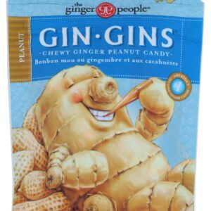 GINGER PEOPLE: Gin Gins Peanut Ginger Chews, 3 oz