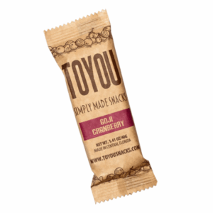 TOYOU SNACKS: Goji Cranberry Snack Bar, 1.41 oz