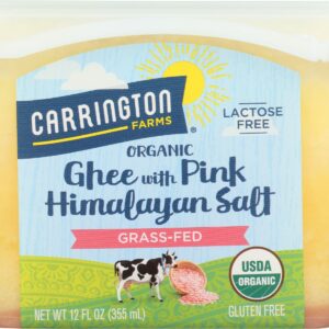 CARRINGTON FARMS: Organic Ghee with Pink Himalayan Salt, 12 oz